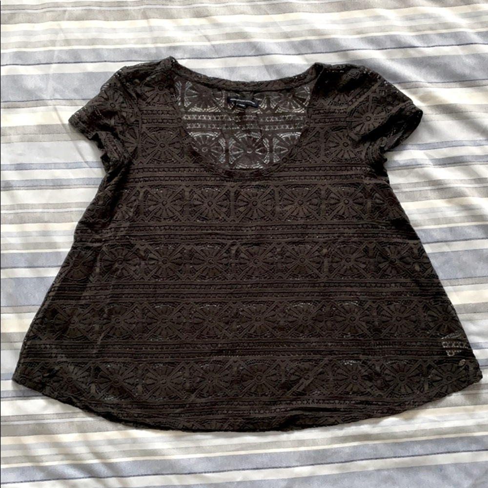 3/$20 American eagle stretch lace top size small